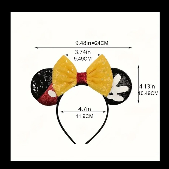 Disney Mickey Mouse Ear Headband - Picture 2 of 5